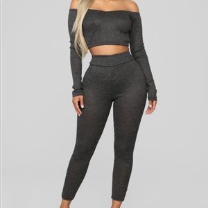 Off the shoulder lounge set